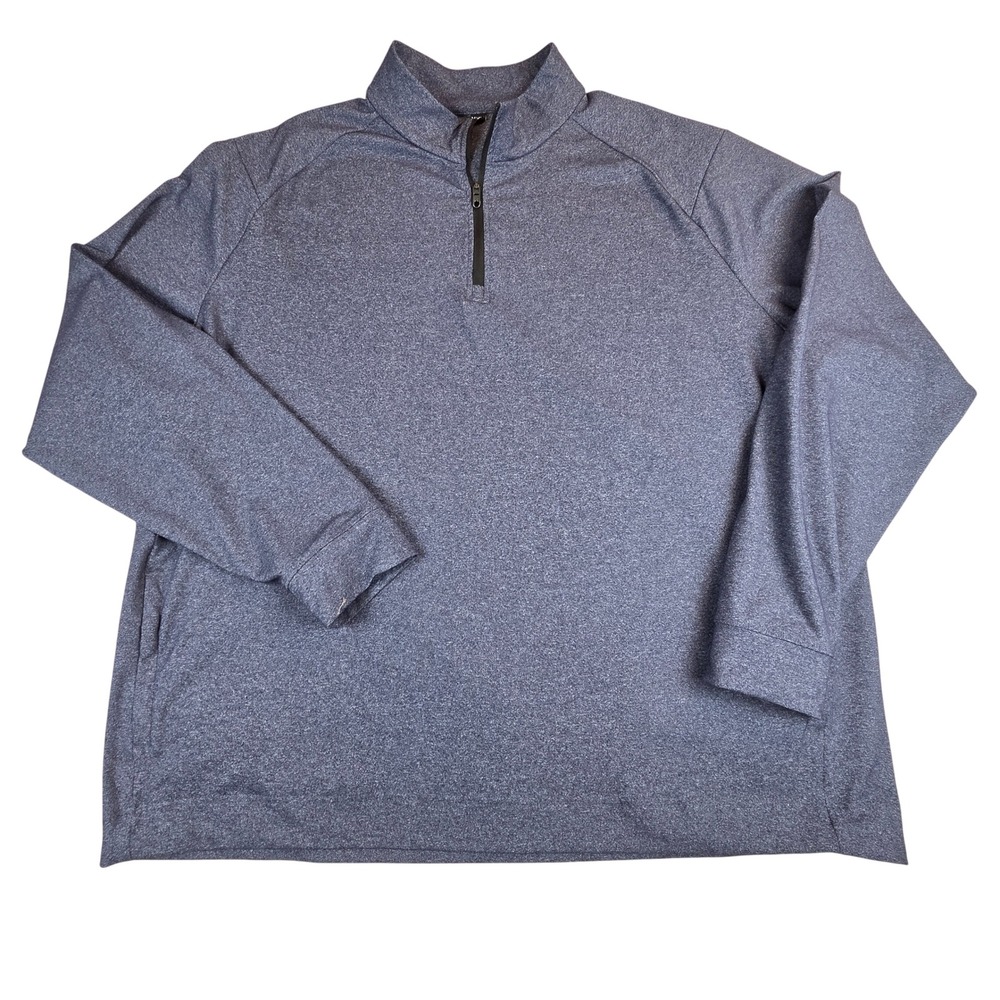 Public Rec Gamechanger‎ Mens 1/4 Zip Performance Pullover Blue 2XL Athletic